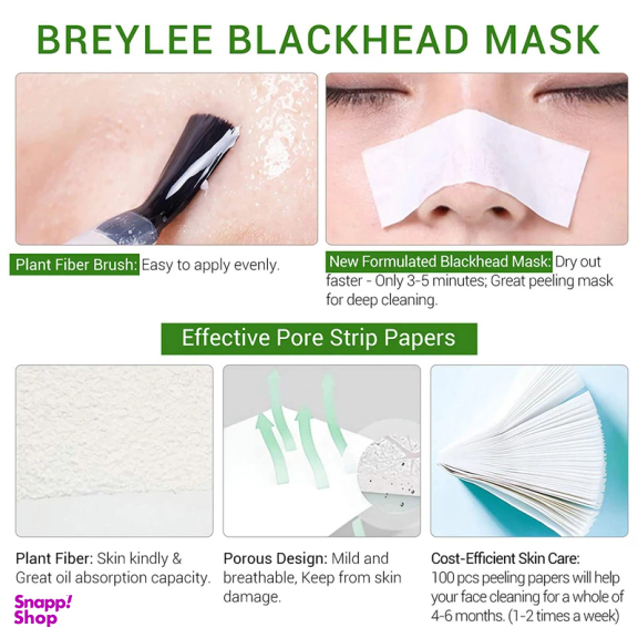 چسب‌ پاک کننده بینی بریلی مدل چای سبز حجم 17 میلی لیتر