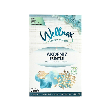 خوشبو کننده هوا ولناکس مدل Breeze Feresh رایحه نسیم مدیترانه ای وزن 21 گرم