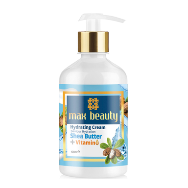 کرم آبرسان مکس بیوتی مدل Shea Butter حجم ۴۰۰ میلی لیتر