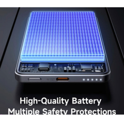 پاوربانک مغناطیسی 20 وات مک دودو مدل Metal Ultra-Thin ظرفیت 5000 میلی آمپر