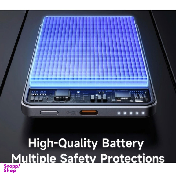 پاوربانک مغناطیسی 20 وات مک دودو مدل Metal Ultra-Thin ظرفیت 5000 میلی آمپر