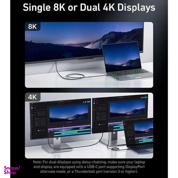 کابل Type-C انکر مدل Prime Thunderbolt 4 Cable 240W 40Gbps کد A84N0011 طول 1 متر