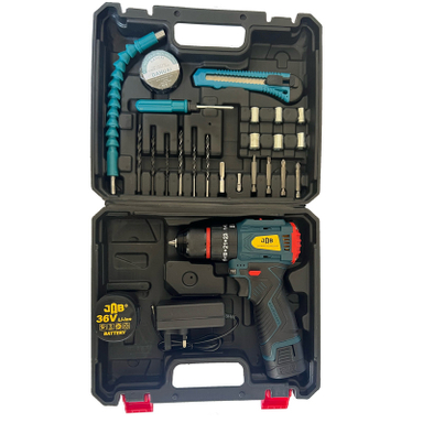 پیچ گوشتی شارژی جاب مدل JB-3690 BL مجموعه 40 عددی