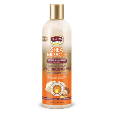 شامپو مو آفریکن پراید مدل Shea Miracle حجم 355 میلی لیتر