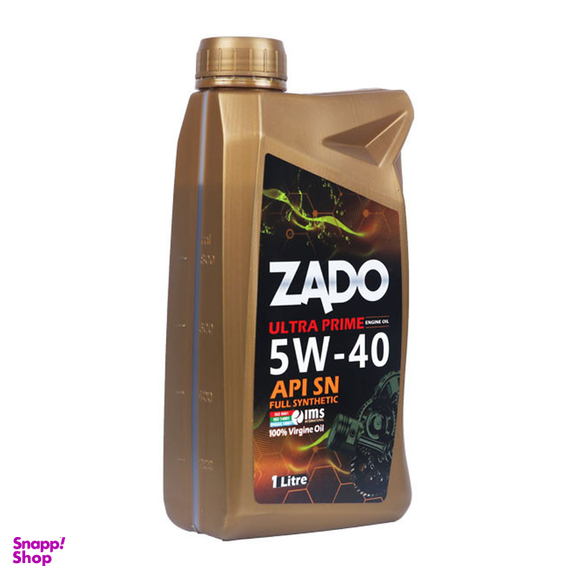 روغن موتور خودرو زادو مدل SAE 5W40-SN حجم 1 لیتر