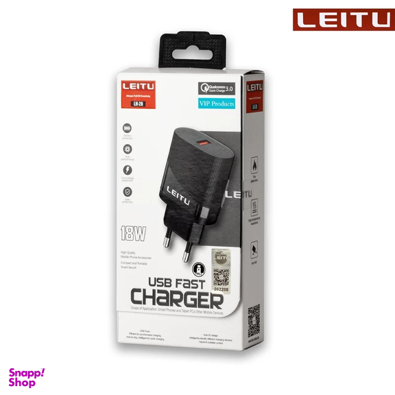 شارژر دیواری لیتو مدل LH-28 به همراه کابل USB-Type C