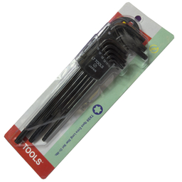 آچار آلن لایت مدل فوق بلند کد SMT-LIGHT-JAPAN--EXTRA LONG-T10-T50 مجموعه 9 عددی