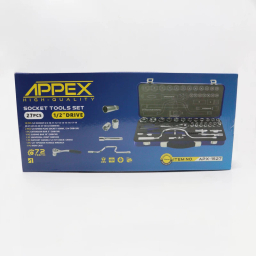 آچار بکس اپکس مدل YP-1/2DRIVE-APX-1527 مجموعه 27 عددی