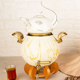 ست کتری و قوری کروپ ست مدل کیانا ماربل کد 701M