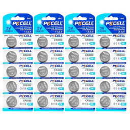 باتری سکه ای پی‌کی سل مدل CR2032 3V Lithium Manganese بسته 20 عددی