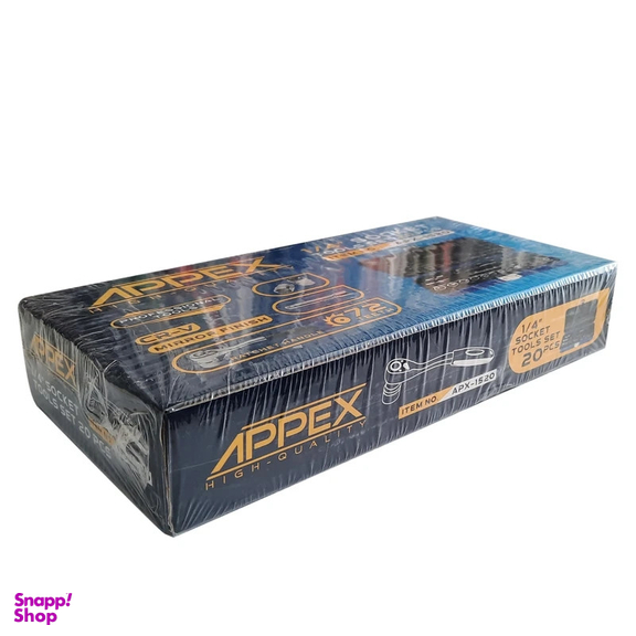 آچار بکس اپکس مدل AJ-APX-1520 مجموعه 20 عددی