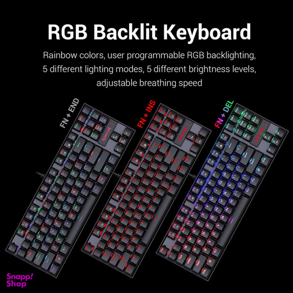 کیبورد مخصوص بازی ردراگون (Redragon) مدل K552 RGB