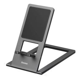 پایه نگهدارنده گوشی موبایل و تبلت بیسوس مدل Foldable Metal Desktop Holder