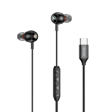 هندزفری باسیم Type-C مک دودو مدل HP-583 RGB طول 1.2 متر