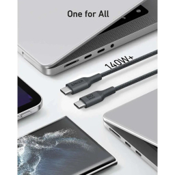 کابل 240 وات Type-C انکر مدل A80F5 544 طول 0.9 متر