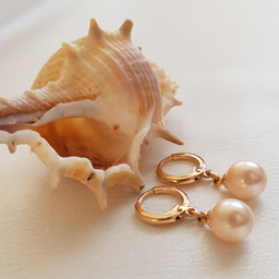 گوشواره زنانه ژوپینگ مدل آویز مرواریدی کد 3524