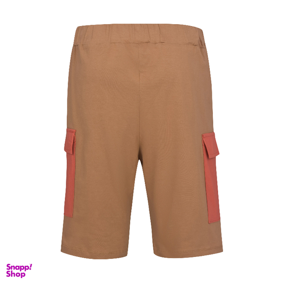 ست تیشرت و شلوارک زنانه لوینت کد 6341 رنگ کرم گلبهی