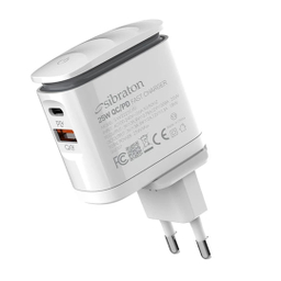 شارژر دیواری 25 وات سیبراتون مدل SW2225C PD به همراه کابل USB-C