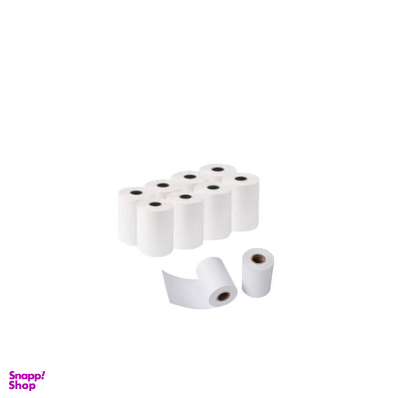 رول کاغذ حرارتی کارت خوان 18 متری هانسول بسته 50 عددی