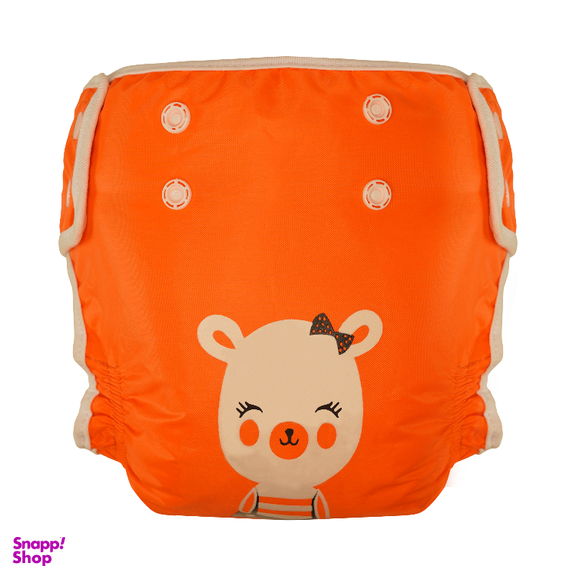 شورت آموزشی کودک وی کر مدل دکمه دار طرح Bear Girl کد A808