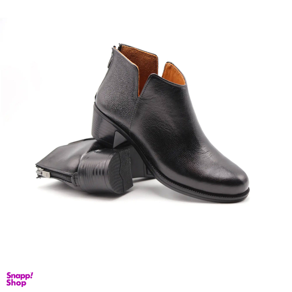 کفش چرم ساق دار زنانه مدل mrc1121-30