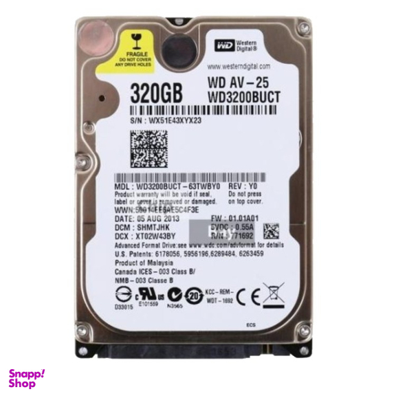 هارد دیسک اینترنال وسترن دیجیتال مدل WD AV-25