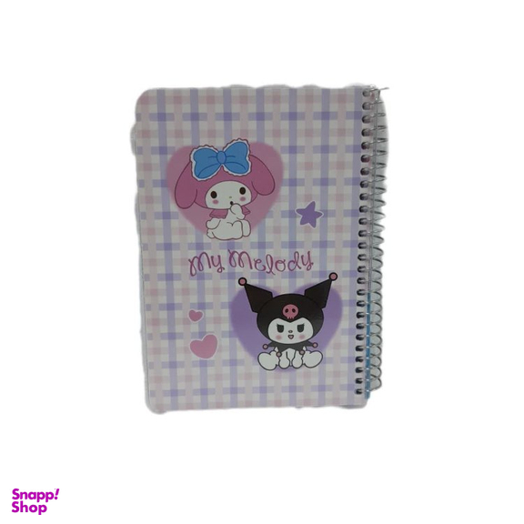 دفترچه یادداشت سیمی ۸۰ برگ سویل طرح مای ملودی کد 225