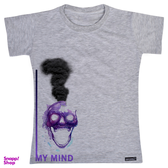 تیشرت آستین کوتاه دخترانه 27 مدل My Mind کد MH1532