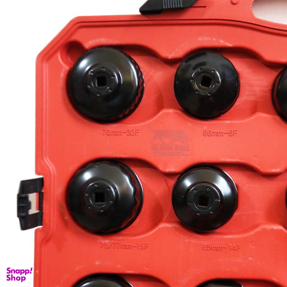 آچار فیلتر روغن مدل بلک بول کد YP-KASEI-030 مجموعه 30 عددی