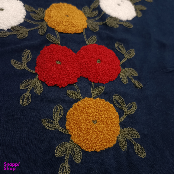 تیشرت زنانه کد 77543 رنگ سرمه ای