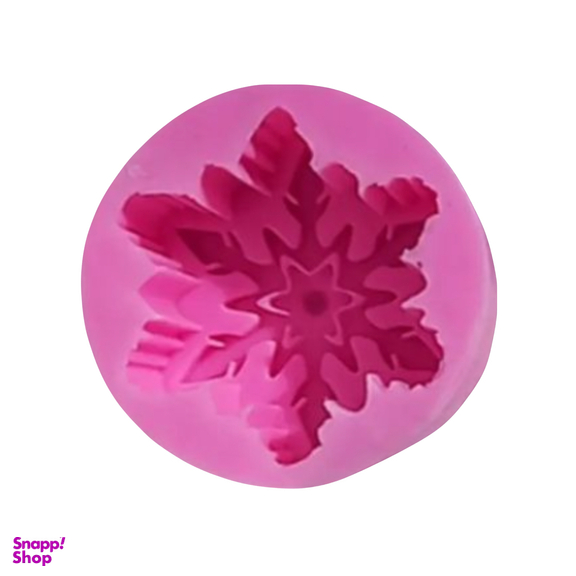 قالب سيليكونى شمع مدل دانه برف رنگ صورتی