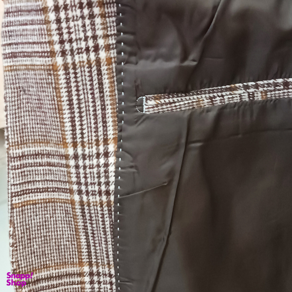 پالتو مردانه طرح چهارخانه کد M3