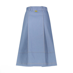 دامن زنانه گره استایل مدل آپاچی رنگ آبی