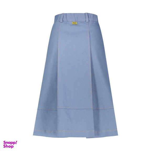 دامن زنانه گره استایل مدل آپاچی رنگ آبی