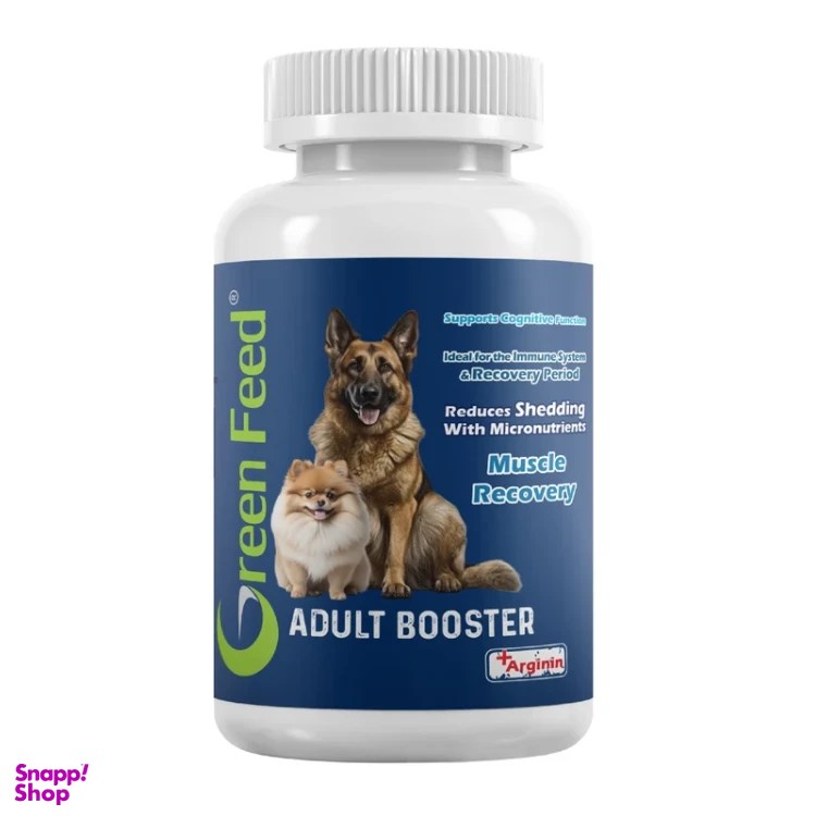 مکمل تقویت کننده سگ بالغ گرین فید مدل Booster وزن 250 گرم