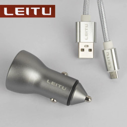شارژر فندکی لیتو مدل LC-C20 به همراه کابل MicroUSB