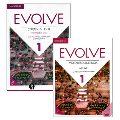 کتاب EVOLVE1 اثر Leslie Anne Hendra Mark Ibbotson & Kathryn O’Dell انتشارات الوند پویان مجموعه 2 جلدی به همراه سی دی