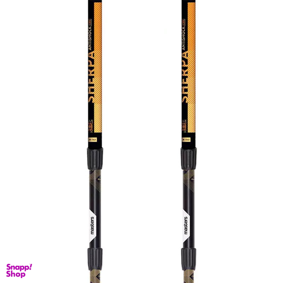 عصای کوهنوردی مسترز مدل Sherpa Antishock CSS مجموعه 2 عددی