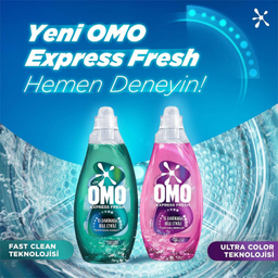 مایع لباسشویی امو مدل Exprees Fresh مناسب لباس های سفید و رنگی حجم 1480 میلی لیتر