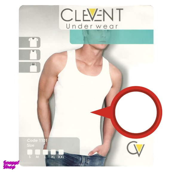 زیرپوش رکابی کلونت کد 0025 رنگ سفید