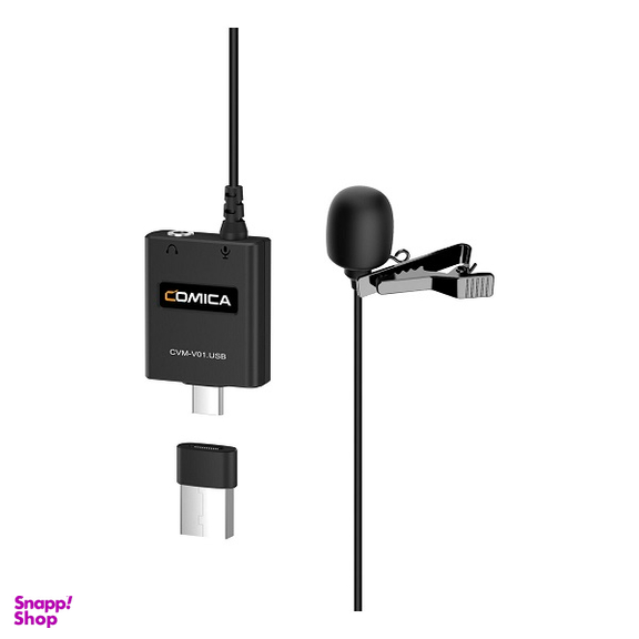میکروفون یقه ای با سیم کامیکا مدل Comica CVM-V01.USB رابط Type-C