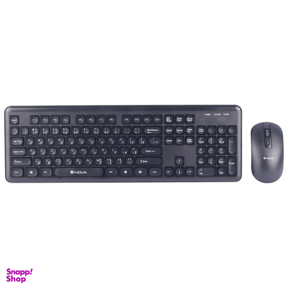 کیبورد و ماوس بی سیم نوا مدل NKM-1402WL