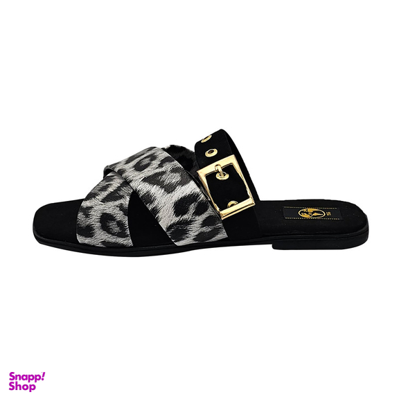 صندل زنانه سیی 1966 مدل پلنگی ضربدری کد 2247