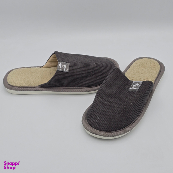 دمپایی روفرشی مردانه نیکتا کد 829292 رنگ خاکستری