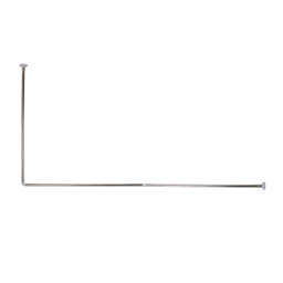 میله پرده حمام پیسو مدل U سایز 90x90 سانتی متر