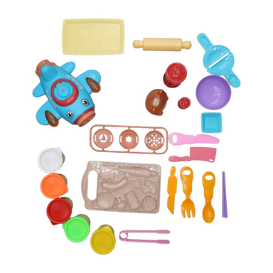 ست خمیر بازی هواپیمایی موزیکال مدل Noodle Machine کد A103