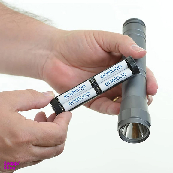 باتری نیم قلمی قابل شارژ پاناسونیک مدل Eneloop ظرفیت 800 میلی آمپر ساعت بسته‌ 2 عددی