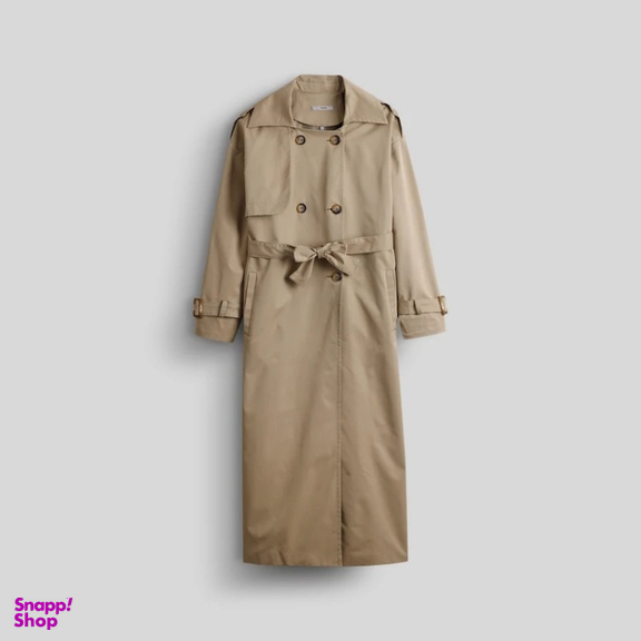 بارانی زنانه مدل GD-o-20733804 طرح ساده رنگ کرم