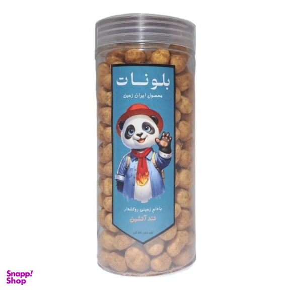 بادام زمینی روکشدار تند و آتشین بلونات وزن 320 گرم