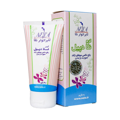 کرم موبر نلا دپیل مناسب صورت و بدن وزن 40 گرم